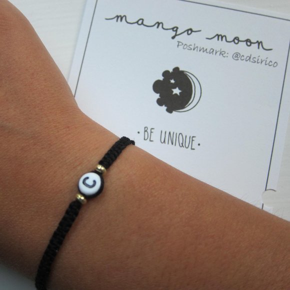 Hand Crafted Jewelry - Handmade Personalized Initial Friendship Bracelet